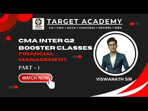 1.CMA_INTER_G2_FM_BOOSTER_CLASSES_PART-1_BY_VISWANATH_SIR #cma #cmaexam #cmainter #ca