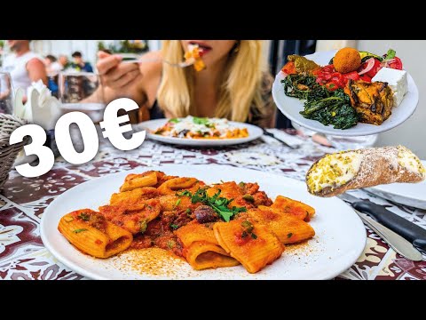 CENA a 30 € | CUCINA TIPICA SICILIANA