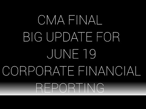 CMA FINAL JUNE 19 CFR BIG UPDATE