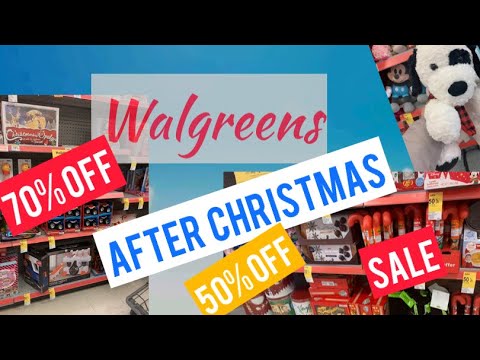 WALGREENS AFTER CHRISTMAS | CLEARANCE DEALS | 50 - 70 % OFF