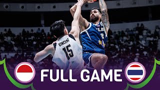 Indonesia v Thailand | Full Basketball Game | FIBA Asia Cup Qualifiers 2025