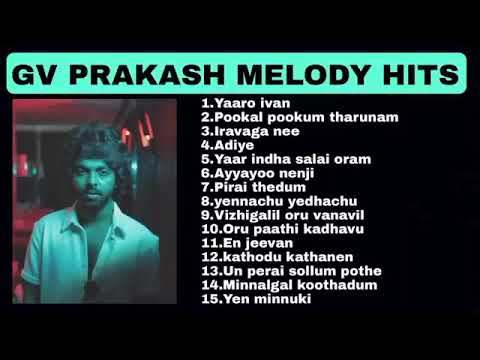 GV PRAKASH MELODY HITS PLAYLIST ||ALL TIME FAVRT || NIGHT TIME MELODIES✨️