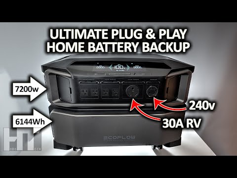 Ecoflow Delta Pro ULTRA 7200w 120v | 240v Home Backup Battery Solar Power Generator FULL REVIEW