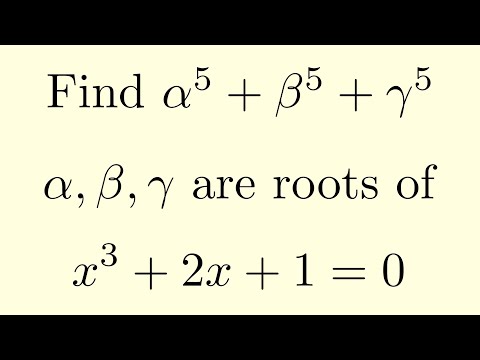 A Tricky Roots of Cubics Problem