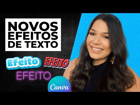 NOVOS EFEITOS DE TEXTO NO CANVA | Conheça o app Text Maker [GRÁTIS]