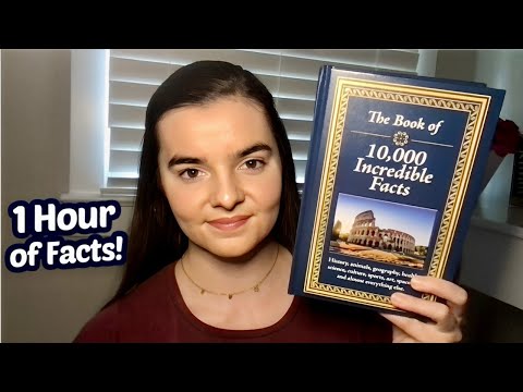 ASMR Whispering 1 Hour of SUPER Random Facts