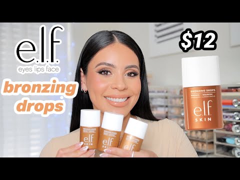 I tried the NEW e.l.f. Bronzing Drops 🤩 are they worth it..?