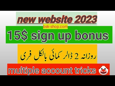 Earn money online daily $2 free new earning platform 2023 bsk-shop.com SCAM