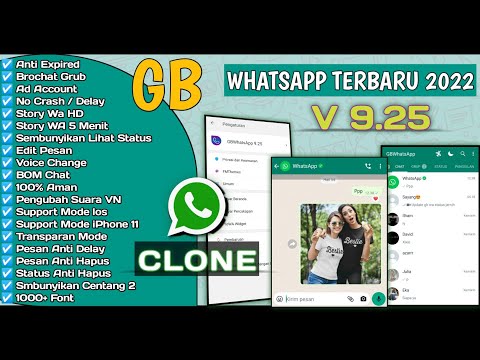 WhatsApp GB Terbaru Terbaik 2022 | GB WhatsApp Terbaru V 9.25 | Wa Mod Anti Blokir Terbaru!!