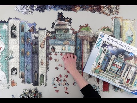 2,000 Piece NOVEL AVENUE Jigsaw Puzzle (Reverse) #shorts #puzzle #jigsaw