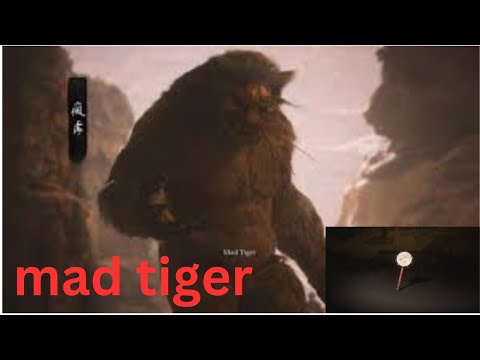 black myth wukong mad tiger quest and fight