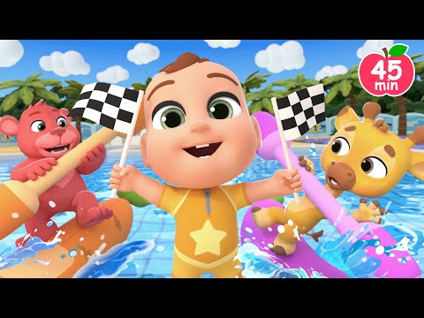 Swimming Pool Games!🛟| Swimming Song +More Lalafun Nursery Rhymes & Original Kids Songs