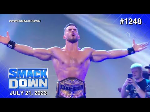 Austin Theory entrance as United States Champion: WWE SmackDown, July 21, 2023