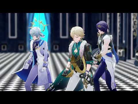 【MMD崩壊:スターレイル/Honkai:StarRail】Limelight/ライムライト【Sunday/星期日/砂金/Aventurine/Dr.Ratio】[60FPS]