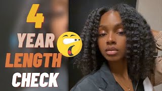 4 YEAR LENGTH CHECK | 4C NATURAL HAIR JOURNEY