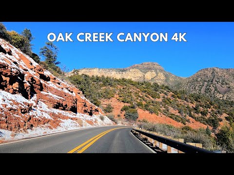 Oak Creek Canyon Scenic Drive | Sedona to Flagstaff 4K Driving Tour