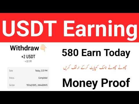 🔥$2 Made Everyday | Usdt Earning App | Usdt Investment App Today | Earn Money Online in Pakistan