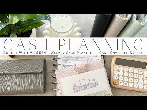 Budget With Me $564 Weekly Cash Planning | Cash Envelope System | Sinking Funds & Savings