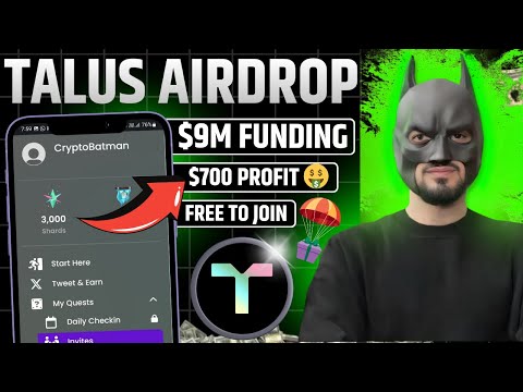 Talus Network Airdrop 🪂 | New Testnet Airdrop |  Confirm Free Testnet Airdrop