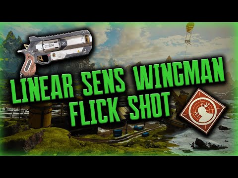 Linear Sens Wingman Flick Shot | Linear Settings | (Apex Legends)