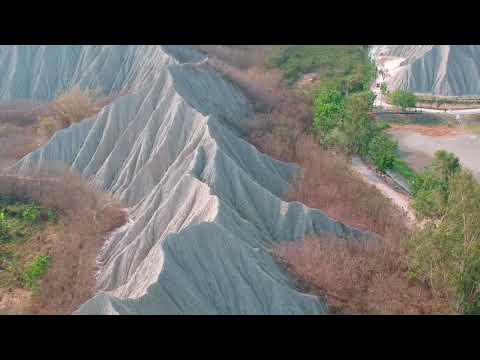 月世界泥火山 惡地 Month world DJI spark 20180429