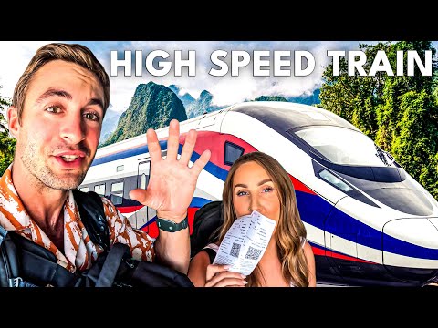 FIRST TIME on a HIGH SPEED Train (LAOS-CHINA) 🇱🇦 Everything you need to know!