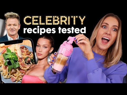 I Tried POPULAR CELEBRITY RECIPES... what's ACTUALLY worth making??