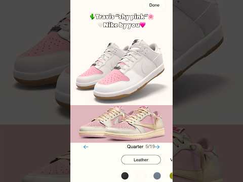 🔥Nike Dunk by you Travis Scott “SHY PINK”🌸🙈🦩COP⁉️💬 #nike #sneakers #shoes #travisscott #shorts