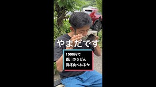 1,000円で香川のうどん何杯食べれるか