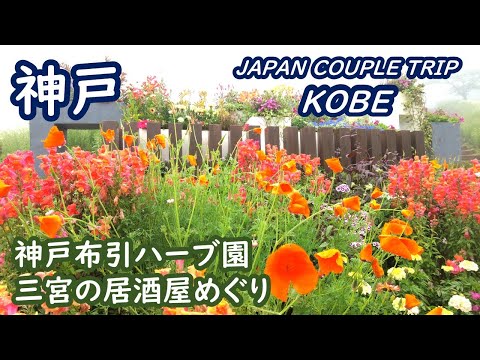 (Japan Trip) Travel to Kobe: Visit Kobe Nunobiki Herb Garden, Kitano Ijinkan, and drink at Izakaya