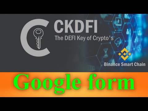 #airdrop CKDFI token Google form