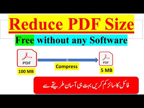 Reduce PDF Size | Compress PDF File without Losing Quality for  Free