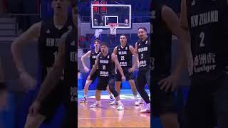 Tall Blacks' Haka 🇳🇿✊ vs India | #shorts