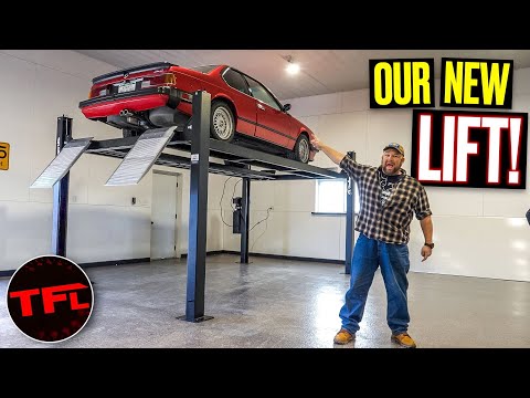 Here's How We Installed A 4-Post Challenger Car Lift At Tumbleweed Ranch!