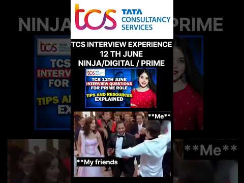 TCS 12TH JUNE INTERVIEW QUESTIONS #shorts #short #job #freshers #tcs #interview