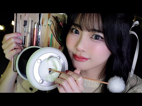 ASMR｜熟睡したい人のための耳かき集😪👂＋お客様からのリクエスト❤︎(囁き,耳かき,綿棒,梵天,中国式耳かき,耳マッサージ,スクイーズ,ロールプレイetc…)