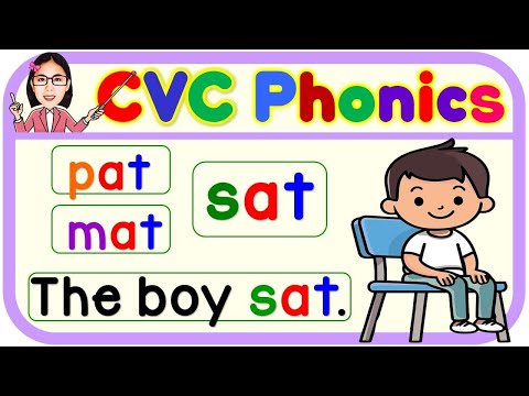 Reading Lesson for Beginners | CVC Phonics Sentences | Practice Reading | Short Stories |Teacher Aya