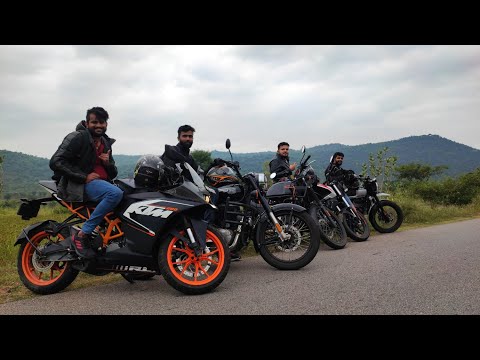 Hogenakkal falls, rc200, yezdiscrambler, ಹೊಗೆನಕಲ್  ಫಾಲ್ ride hogenakkal dominar250