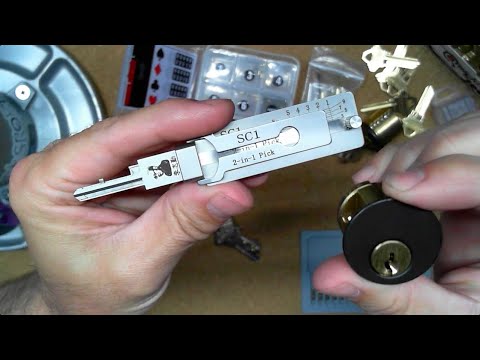 [99] Lishi SC1 Learning This Tool Part 3 Master Key Pinning