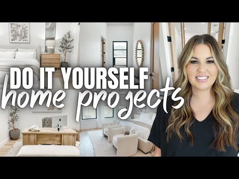 FULL DAY OF DIY HOME PROJECTS | GETTING PROJECTS DONE AROUND THE HOUSE | DIY HOME PROJECTS ON BUDGET