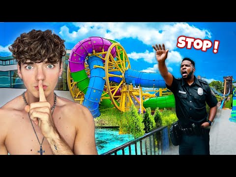 Sneaking Into The Worlds Largest Waterpark!