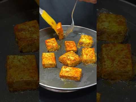 Paneer Roast Asmr Cooking #shorts #food #paneer #paneerrecipe #streetfood #asmr #asmrkitchenfood