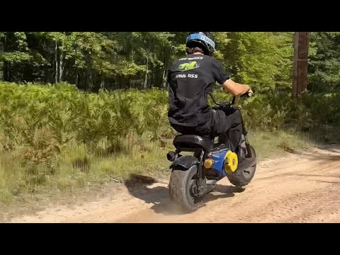 13hp Generator Engine Swapped Mini Bike!