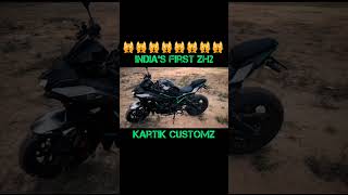 meet India's first zh2 from @KartikCustomz 🚀🚀🚀 #kawasaki #zh2 #first #ninja