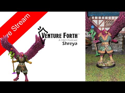 Creative Stream #23 - A Tribute To Venture Forth - Painting 75mm Figurine of the Character: Shraya