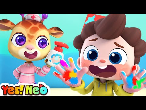 Wash Your Hands, Baby | Clean Hands Song | Good Habits Song | Nursery Rhymes & Kids Songs | Yes! Neo