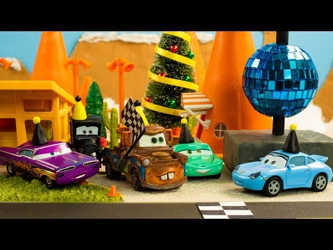 NEW YEAR DASH RACE Disney Pixar Cars Toys Movies FIREWORKS