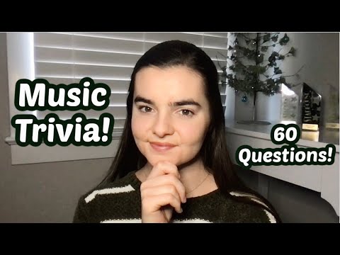 ASMR Whispering 60 Music Trivia Questions | How Many Can You Get?