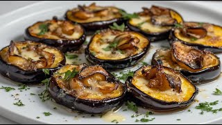 Everyone fell in love with these simple and delicious eggplants! Easy recipe to make at home!