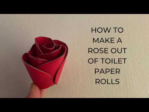 DIY Cardboard Rose // Able ARTS Work